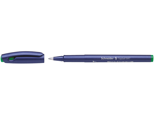 Rollerball Schneider Topball 847 0,5mm groen