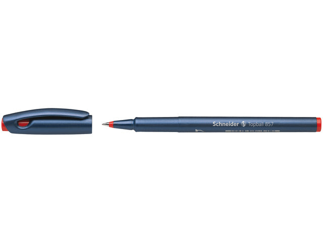 Rollerball Schneider Topball 857 0,6mm rood