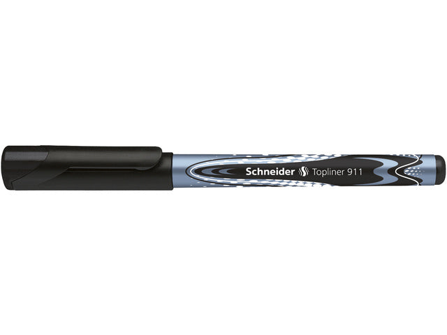 Fineliner Schneider Topliner 911 navulbaar zwart
