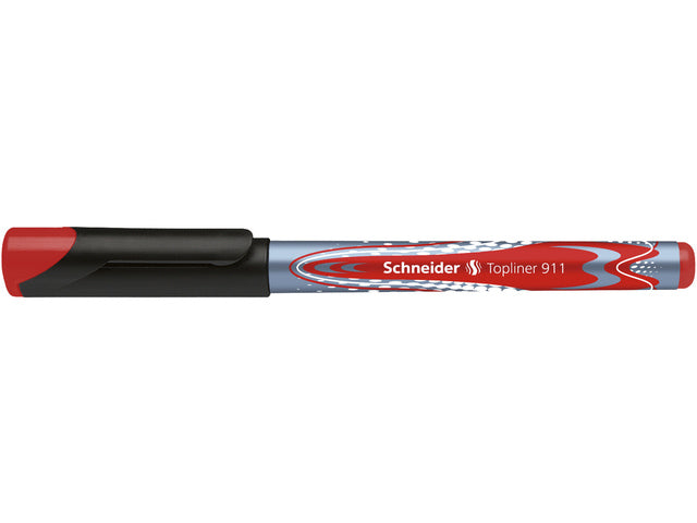 Fineliner Schneider Topliner 911 navulbaar rood