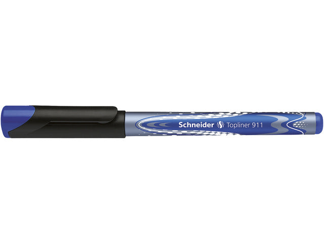 Fineliner Schneider Topliner 911 navulbaar blauw