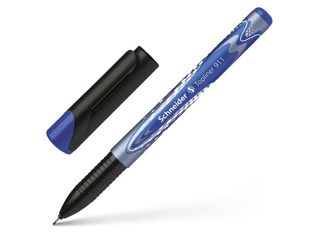 Fineliner Schneider Topliner 911 navulbaar blauw