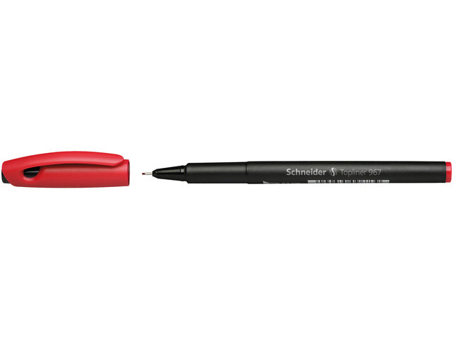 Fineliner Schneider Topliner 967 0,4 mm rood
