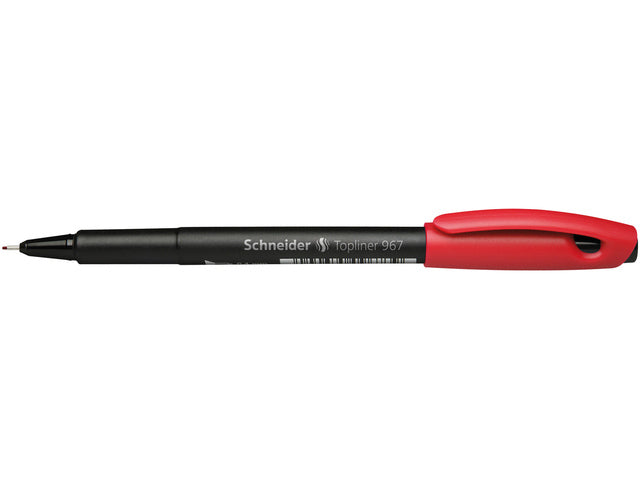 Fineliner Schneider Topliner 967 0,4 mm rood