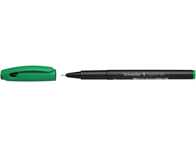 Fineliner Schneider Topliner 967 0,4 mm groen