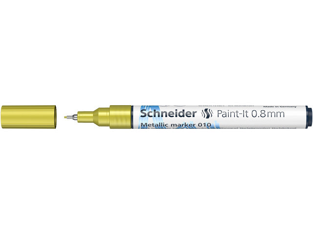 Metallic marker Schneider Paint-it 010 0.8mm geel metallic