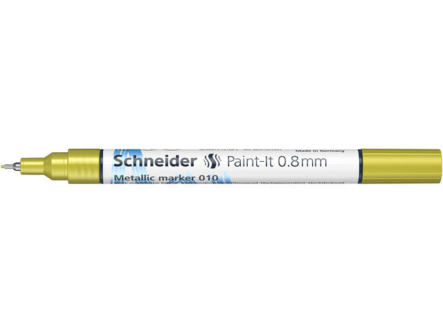Metallic marker Schneider Paint-it 010 0.8mm geel metallic