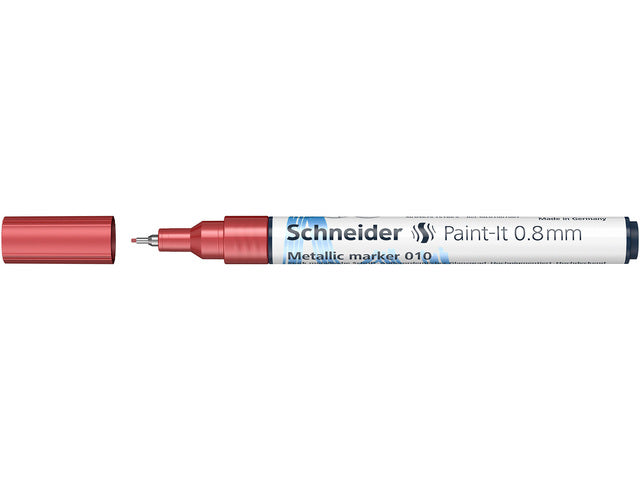 Metallic marker Schneider Paint-it 010 0,8mm rood metallic