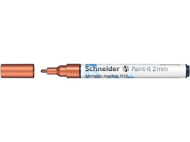 Metallic marker Schneider Paint-it 011 2mm koper metallic
