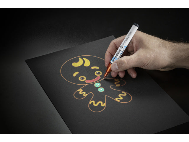 Metallic marker Schneider Paint-it 011 2mm koper metallic