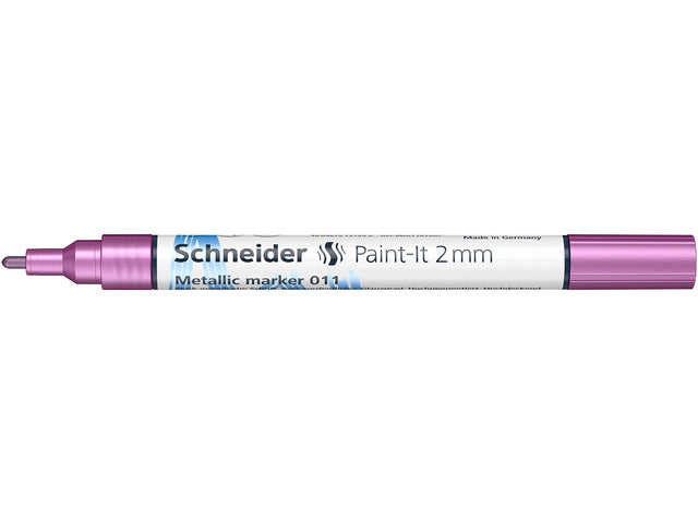 Metallic marker Schneider Paint-it 011 2mm paars metallic