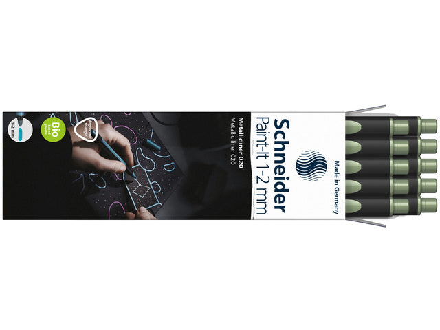 Metallic liner Schneider Paint-it 020 1-2mm vintage groen metallic