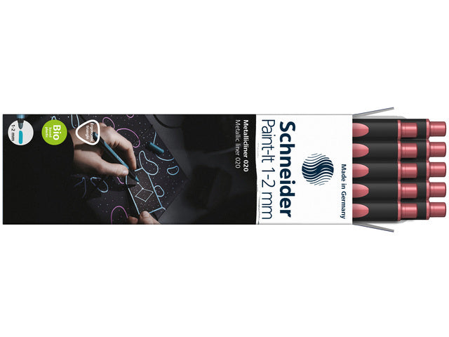 Metallic liner Schneider Paint-it 020 1-2mm vintage rood metallic
