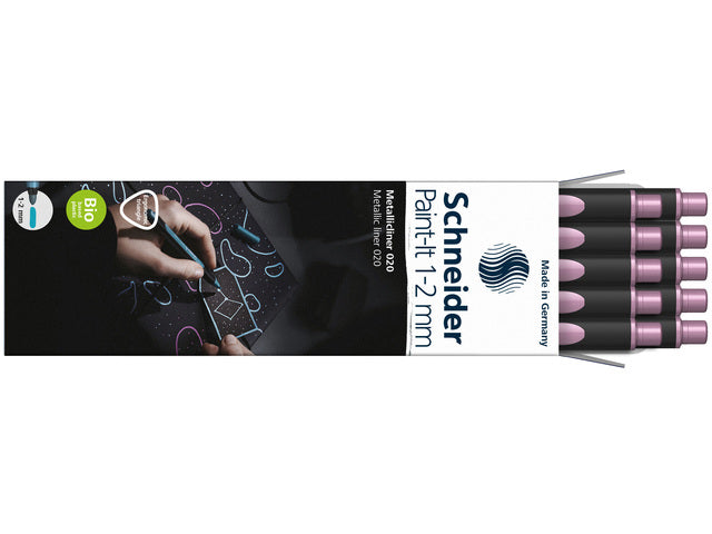 Metallic liner Schneider Paint-it 020 1-2mm roze metallic