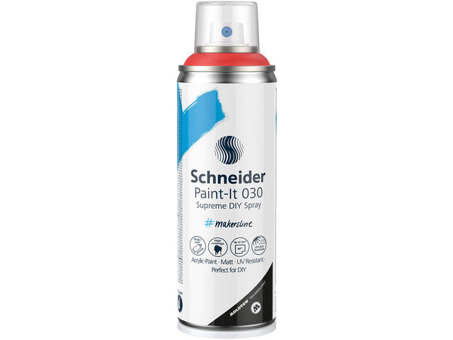 Supreme DIY spray Schneider Paint-it 030 royal rood 200ml