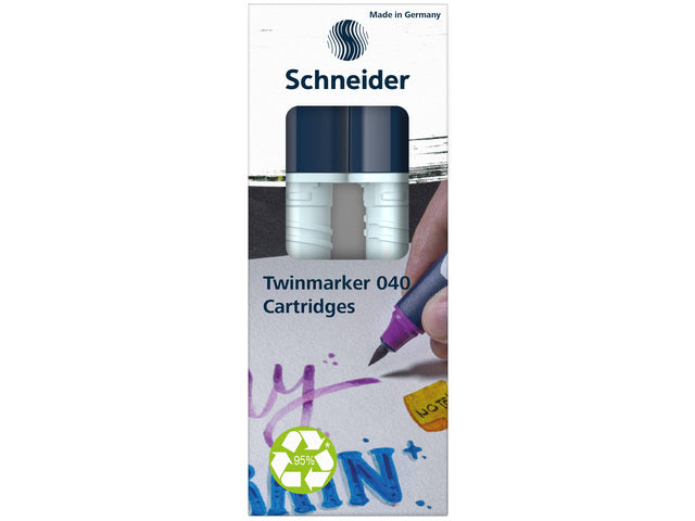 Twinmarker Schneider cartridge Paint-it 040 licht blauw 029