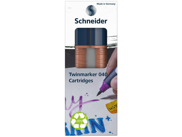 Twinmarker Schneider patroon Paint-it 040 bruin 083