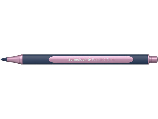 Metallic rollerball Schneider Paint-it 050 0.4mm roze metallic