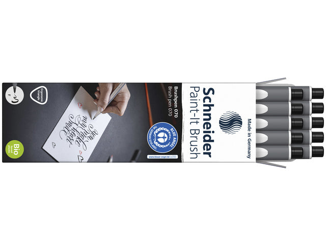 Penseelpen Schneider Paint-it 070 zwart