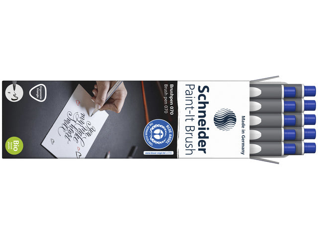 Brushpen Schneider Paint-it 070 blauw