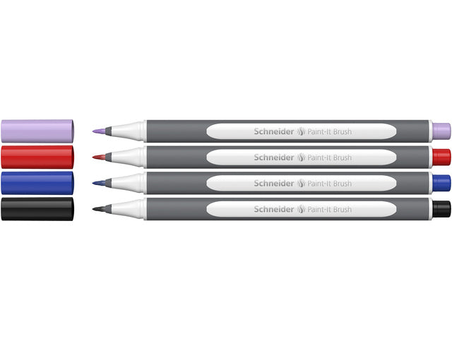 Pinselstift Schneider Paint-it 070 4st. sort. Kartonetui