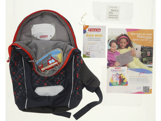 Rugzak Step by Step polyester KIGA MINI Brandweerwagen Finn