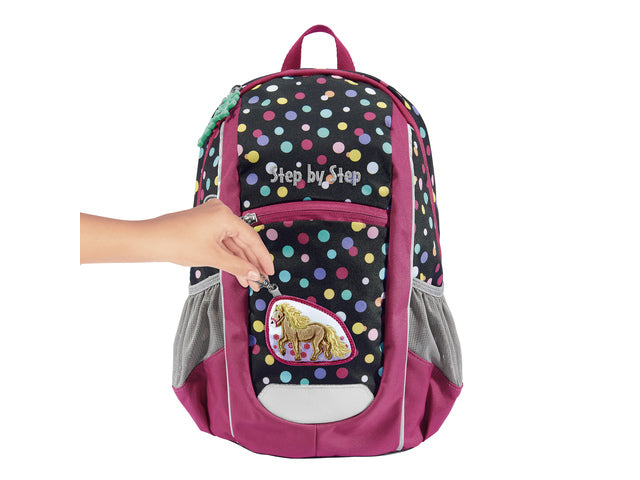 Step by Step Polyester-Rucksack KIGA MAXI Pony Lotta