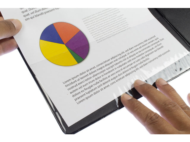 Klembord Seco A4+ m klep zwart