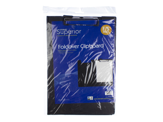 Klembord Seco A4+ m klep zwart