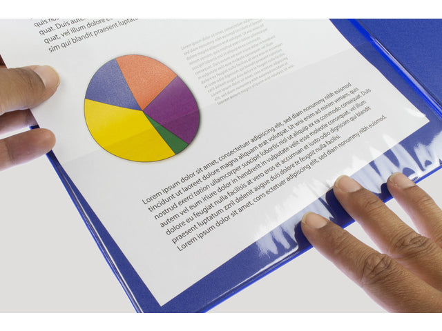 Klembord Seco A4+ m klep blauw