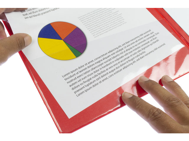 Klembord Seco A4+ m klep rood