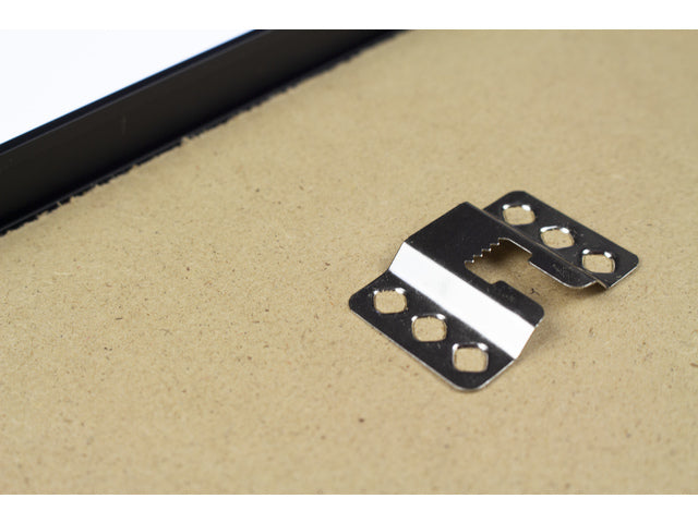 Fotolijst Seco A1 zwartkleurig Geborsteld aluminium. 11mm