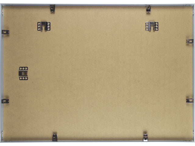 Fotolijst Seco A2 zilverkleur Geborsteld aluminium. 11 mm