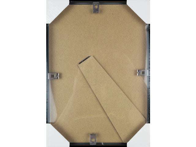 Fotolijst Seco A4 zwartkleurig Geborsteld aluminium. 11mm