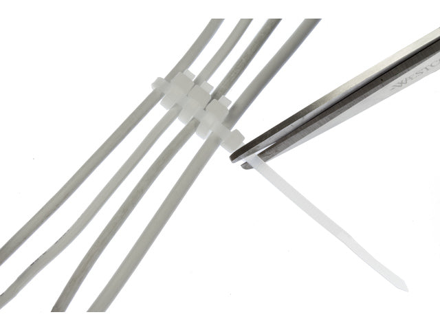 Kabelbinder Seco kleurloos 3.6mm x 140mm. 10x100st