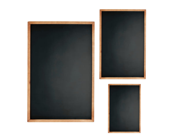 Krijtbord Seco A4 zwart met lijst