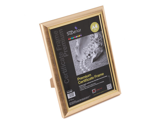 Fotolijst Seco A4 goud plexiglas