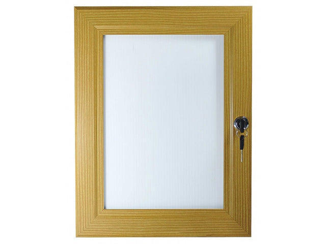 Posterlijst Seco A4 Perspex licht hout afsluitbaar