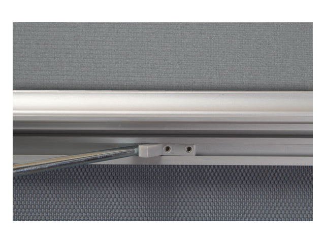 Memobord Seco A3 Perspex zilver/grijs afsluitbaar