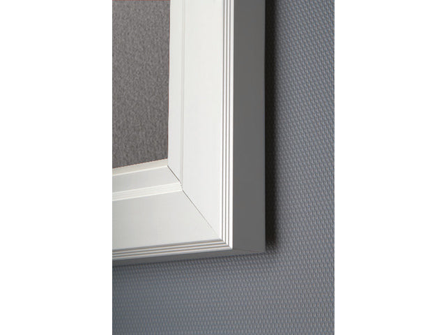 Memobord Seco A3 Perspex zilver/grijs afsluitbaar