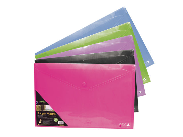 Envelopkaart Seco A4+ 5 st Assorti Biologisch afbreekbaar 180 micron