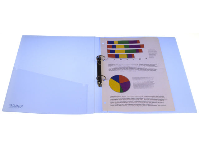 Ringband Seco A4 2r O-25mm blauw pak 10st