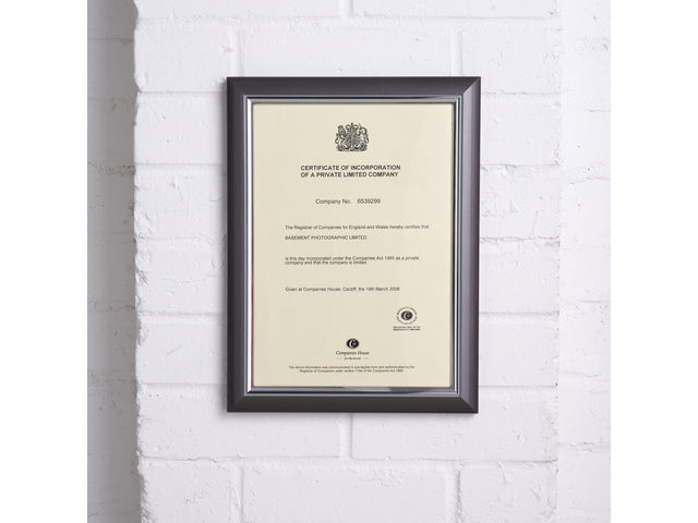 Fotolijst Seco A4 zwart plexiglas