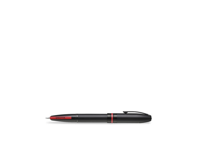 Vulpen SHEAFFER Icon E9108 M Mattschwarzer Lack mit roten PVD-Besatz