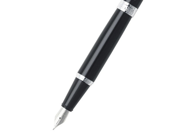 Vulpen SHEAFFER 300 E9312 M Schwarz glänzend verchromt