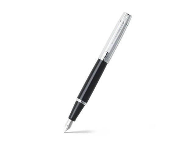 Vulpen SHEAFFER 300 E9314 M Schwarzer Schaft Chromkappe verchromt