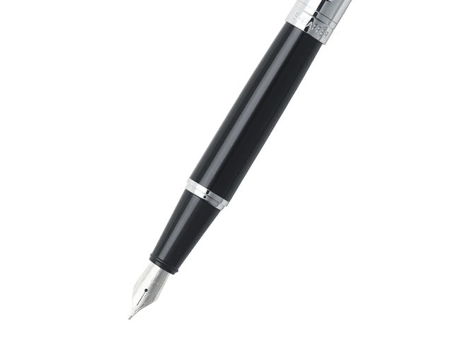 Vulpen SHEAFFER 300 E9314 M Schwarzer Schaft Chromkappe verchromt