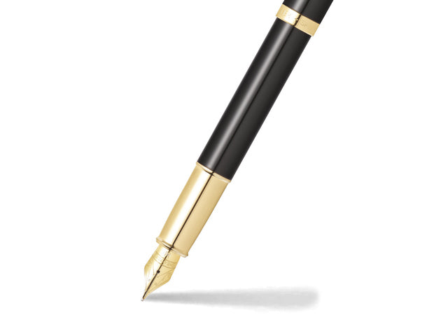 Vulpen SHEAFFER 100 E9322 M Glänzend schwarz goldfarben