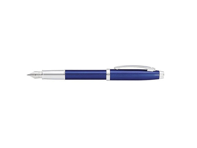 Vulpen SHEAFFER 100 E9339 M Glanzende blauwe lak verchroomd
