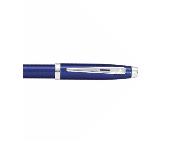 Vulpen SHEAFFER 100 E9339 M Glanzende blauwe lak verchroomd